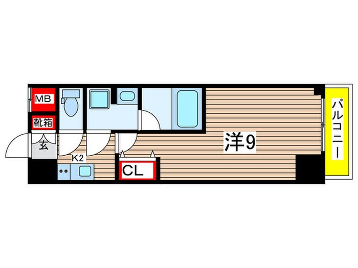 S-RESIDENCE東陽町felizの物件間取画像