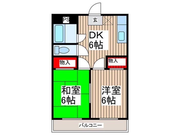 物件間取画像