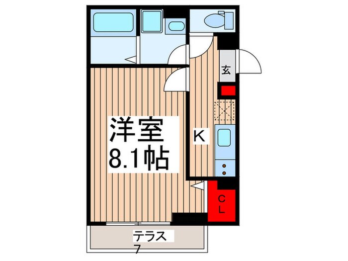 アナシエ小松川の物件間取画像