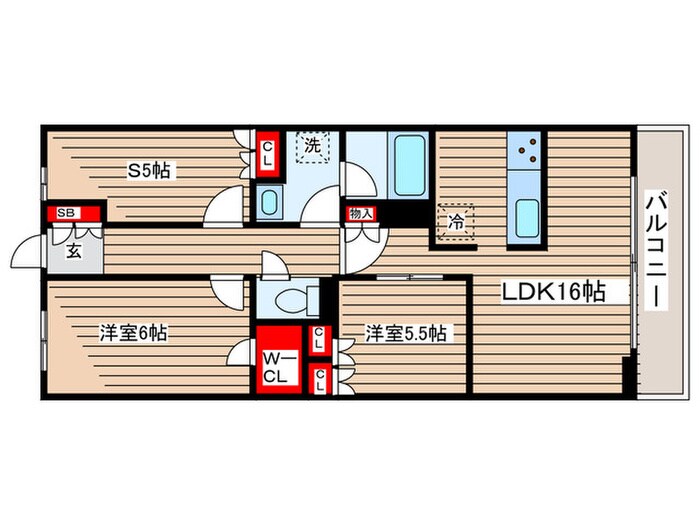 アーバンパーク船堀の物件間取画像