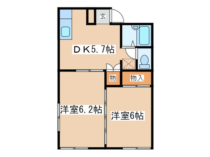 ミントハウスの物件間取画像