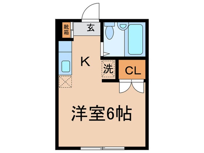 ブル－ハウスの物件間取画像