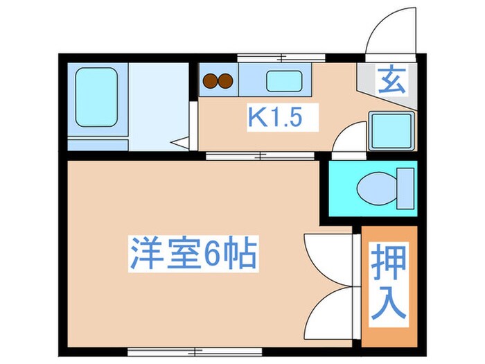 第１グリーンハイツの物件間取画像