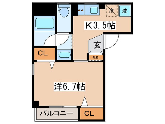 バレンシアコートの物件間取画像