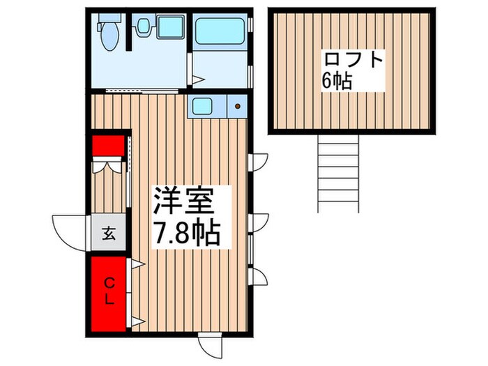 パステルプラザⅤの物件間取画像