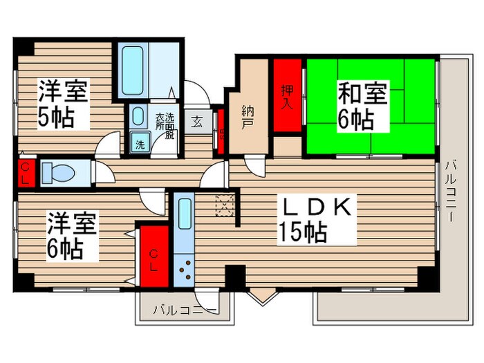 物件間取画像