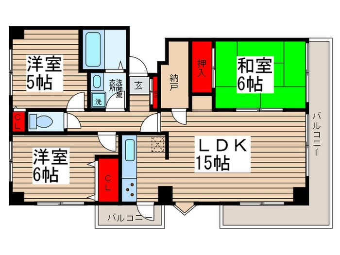 物件間取画像