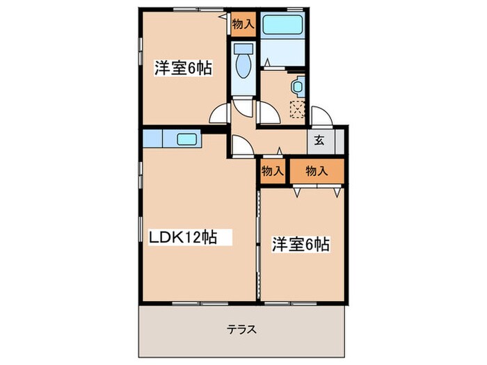 ア－バンライフの物件間取画像