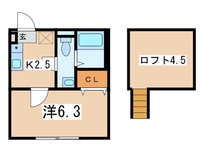 グリーンパークの物件間取画像