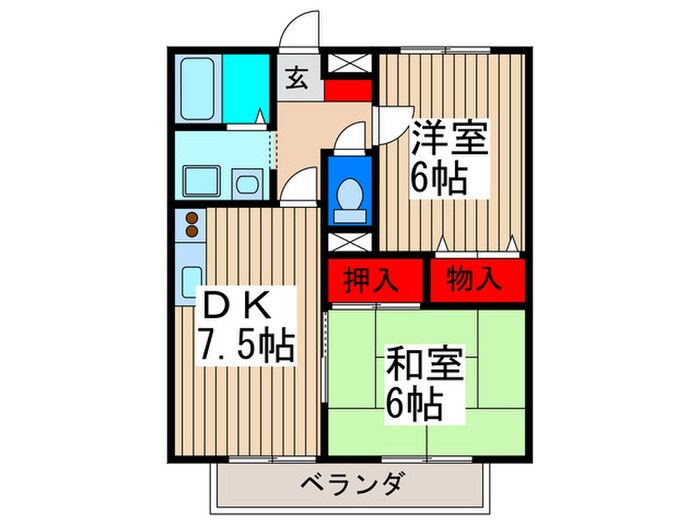 物件間取画像