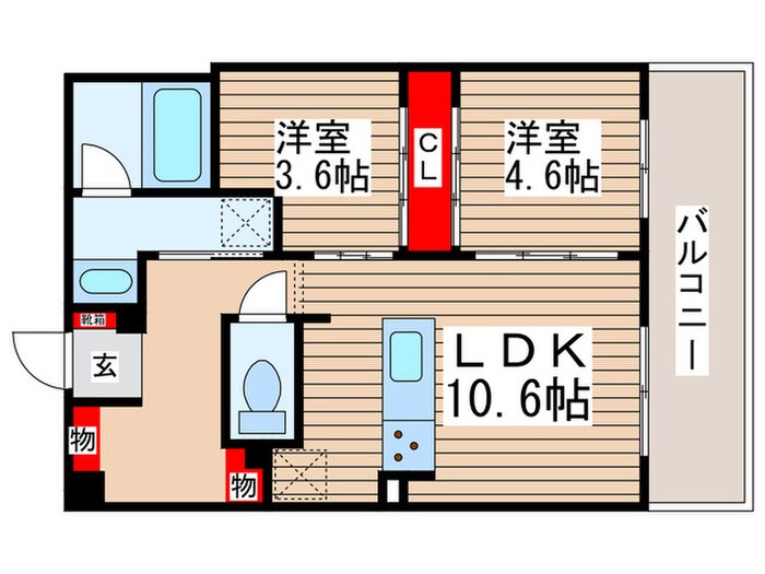 ART RESIDENCE IN KASHIWA-no-HAの物件間取画像