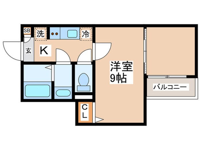 レジデンスウエスト小作の物件間取画像