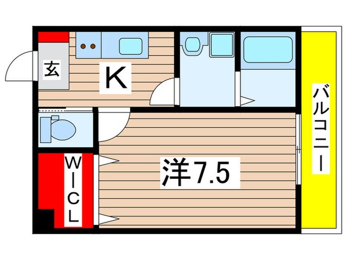 AQUE20の物件間取画像