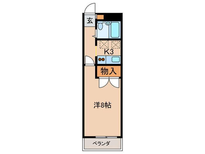メゾンムジ－クの物件間取画像