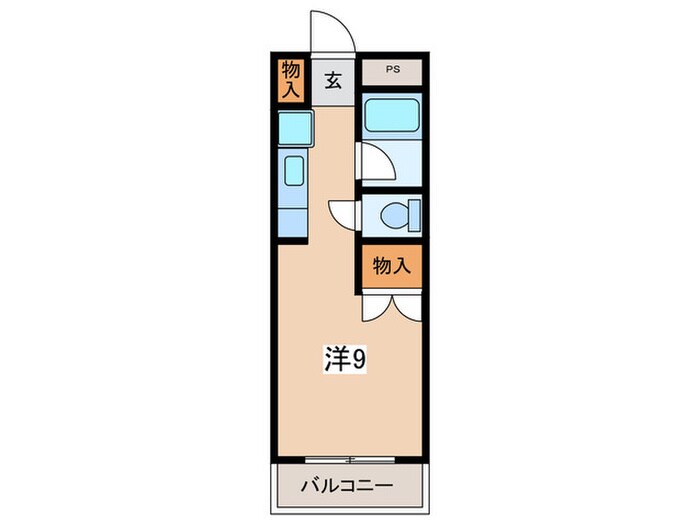 スカイコーポ石塚の物件間取画像