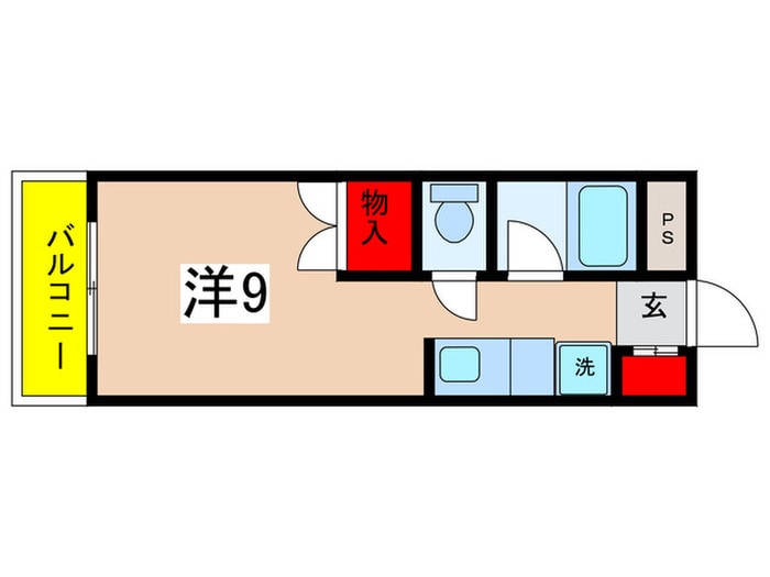 スカイコーポ石塚の物件間取画像