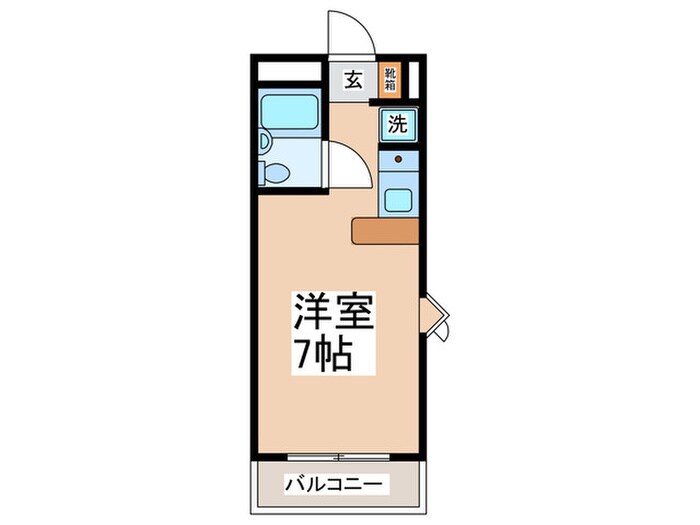 第二日進ハイツの物件間取画像
