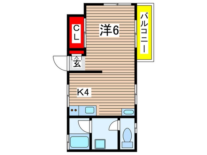 カサフローラ道場の物件間取画像