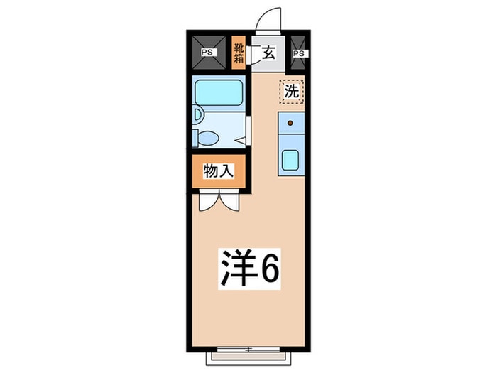 エステ－トピア　マルイⅡの物件間取画像