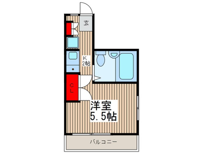 ブリーズ２の物件間取画像