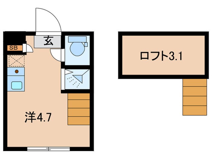 ハーモニーテラス桜上水Ⅲの物件間取画像