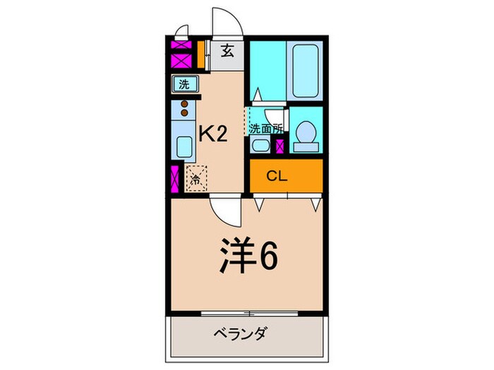 ＣＯＭＦＯＲＴⅡの物件間取画像