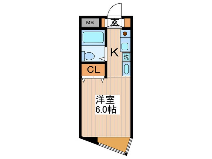 パ－クサイド野川公園(3～14号室の物件間取画像