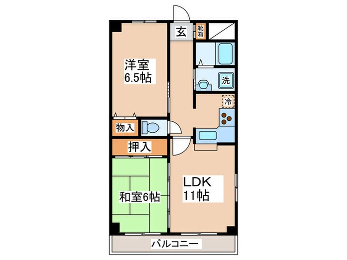 フォンテン２４の物件間取画像