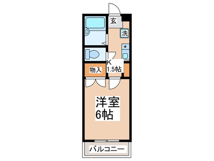 ベルテ鷺沼の物件間取画像