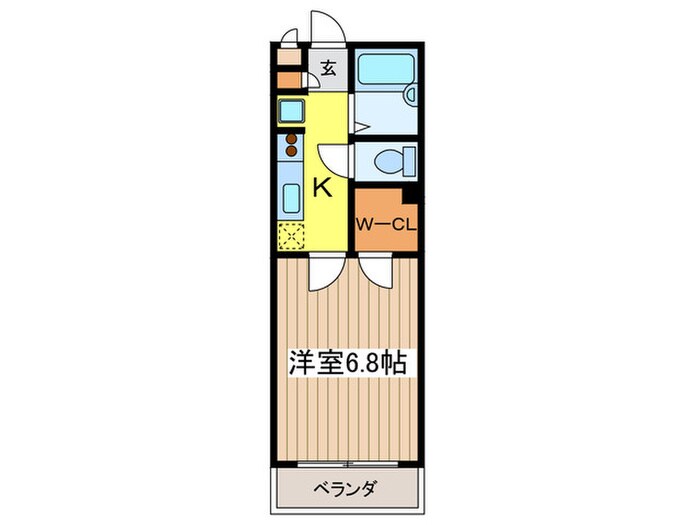 パルティ－ル武蔵野の物件間取画像