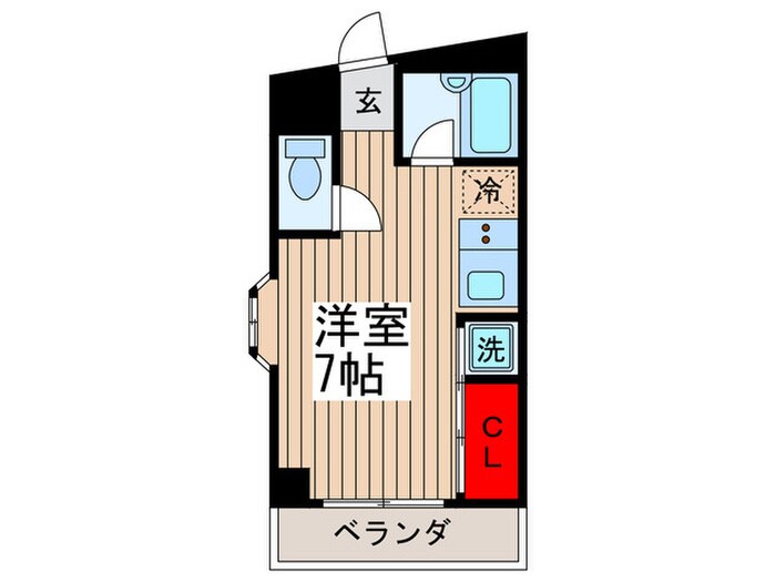 WEST1の物件間取画像