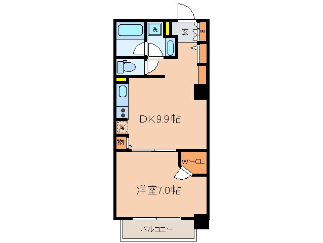 ルクレ新川レジデンスの物件間取画像