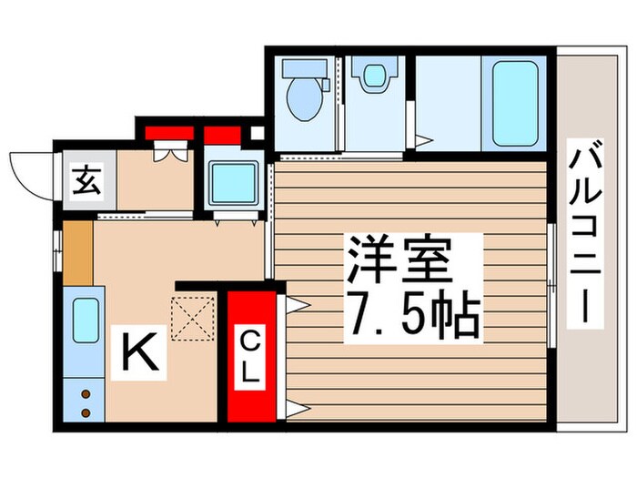 ドミール西初石Ａ棟の物件間取画像