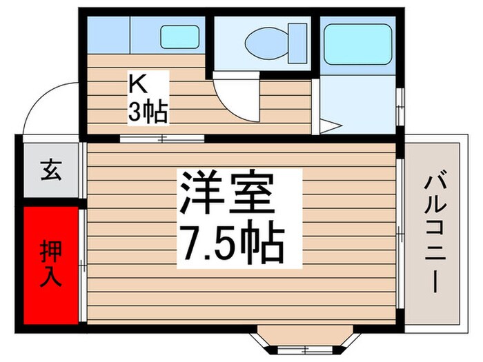 シャトレーゼ３の物件間取画像