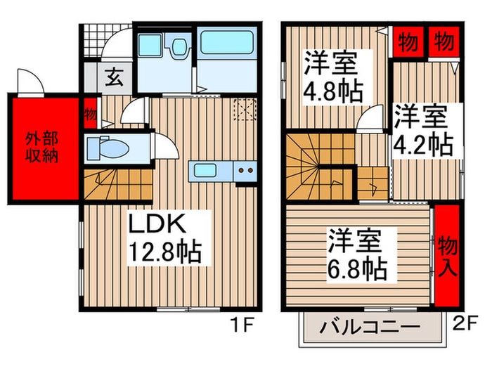 Ｆａｍｉｌｌｉａ大宮の物件間取画像