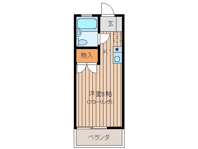 ミ－ルハイツの物件間取画像