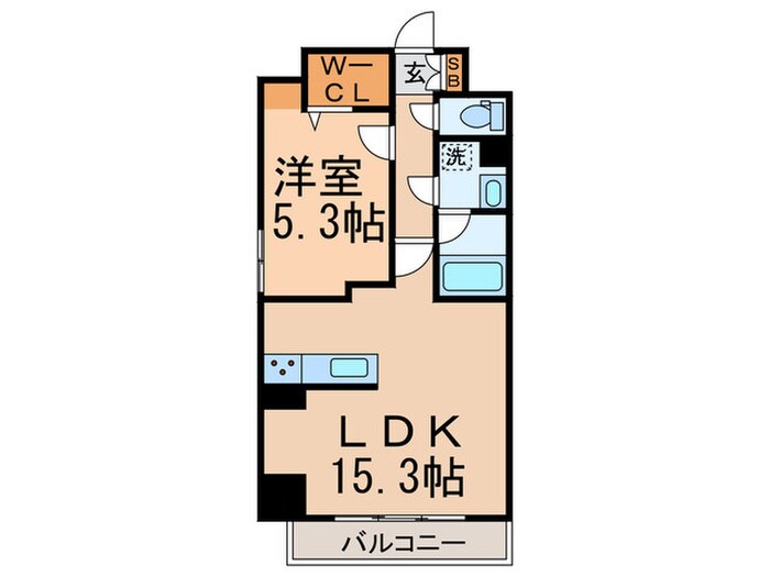 ヴェリテ鷺ノ宮の物件間取画像