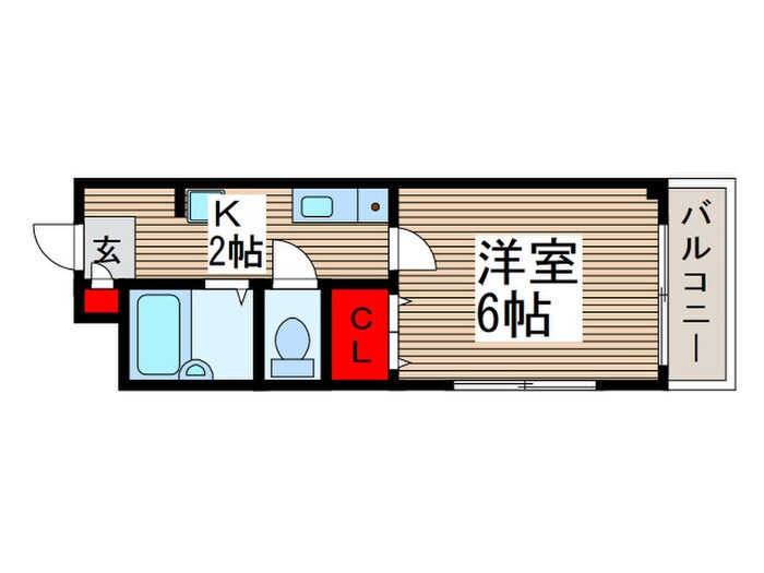 シャインハイツ秋津の物件間取画像