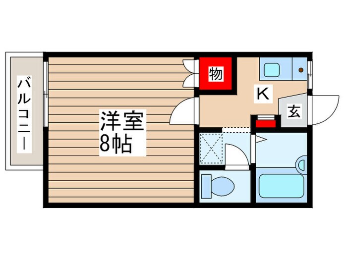 ベラカーサ泉Ｂの物件間取画像