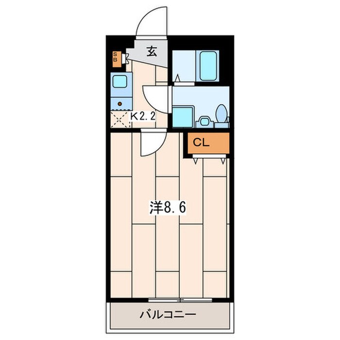 ＪメゾンＫⅡの物件間取画像