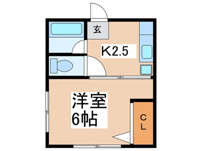 Ｓハイムの物件間取画像