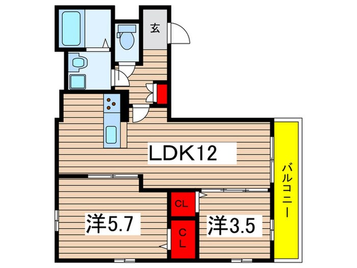 Modern Crowd Chibaの物件間取画像