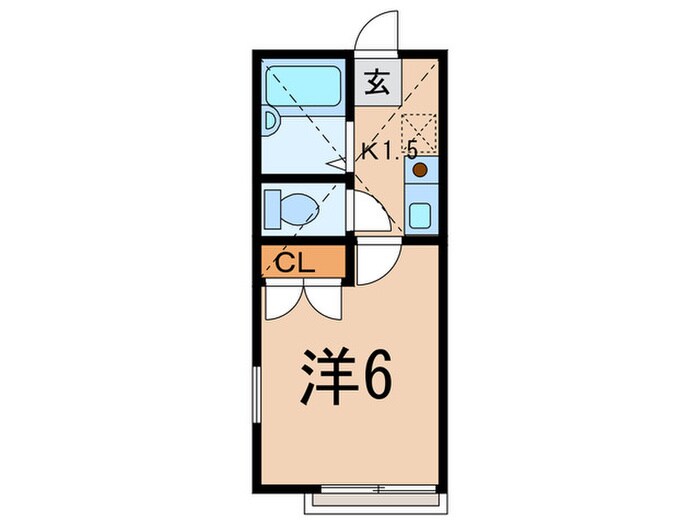 スプリング大口の物件間取画像