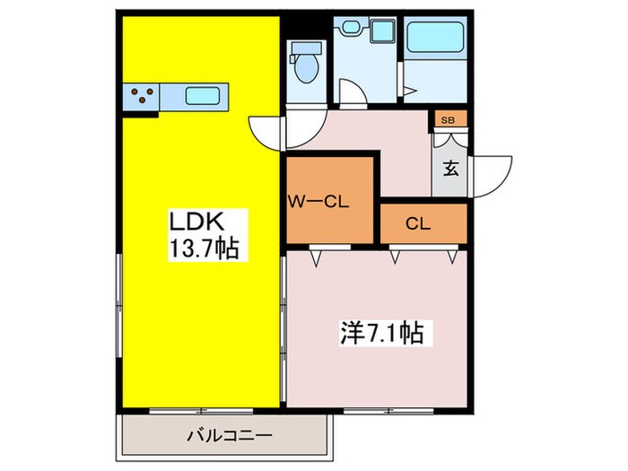 ROSEWOOD KKの物件間取画像