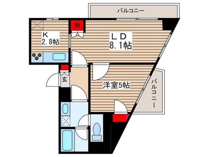 シティオ　コモドの物件間取画像