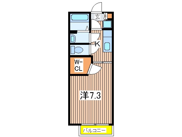 フォルモ－ザ轟の物件間取画像