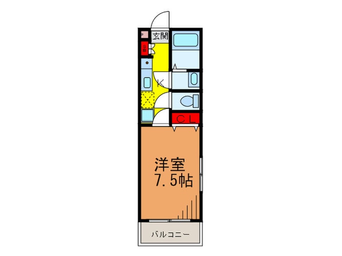 フローラシオンの物件間取画像