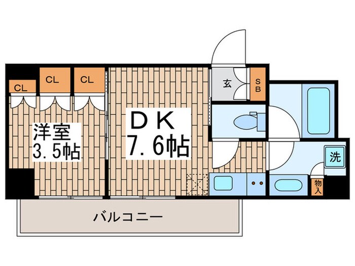 ブラウ大森の物件間取画像