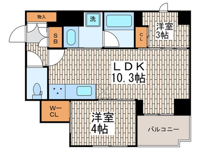 ブラウ大森の物件間取画像