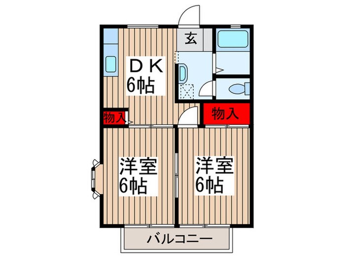 グリュネハイムの物件間取画像